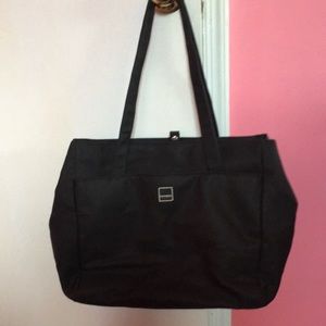 Mondani New York Black Laptop Tote Book Bag